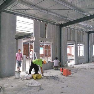 钢结构施工现场