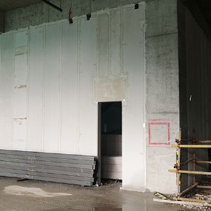 ALC板材施工现场